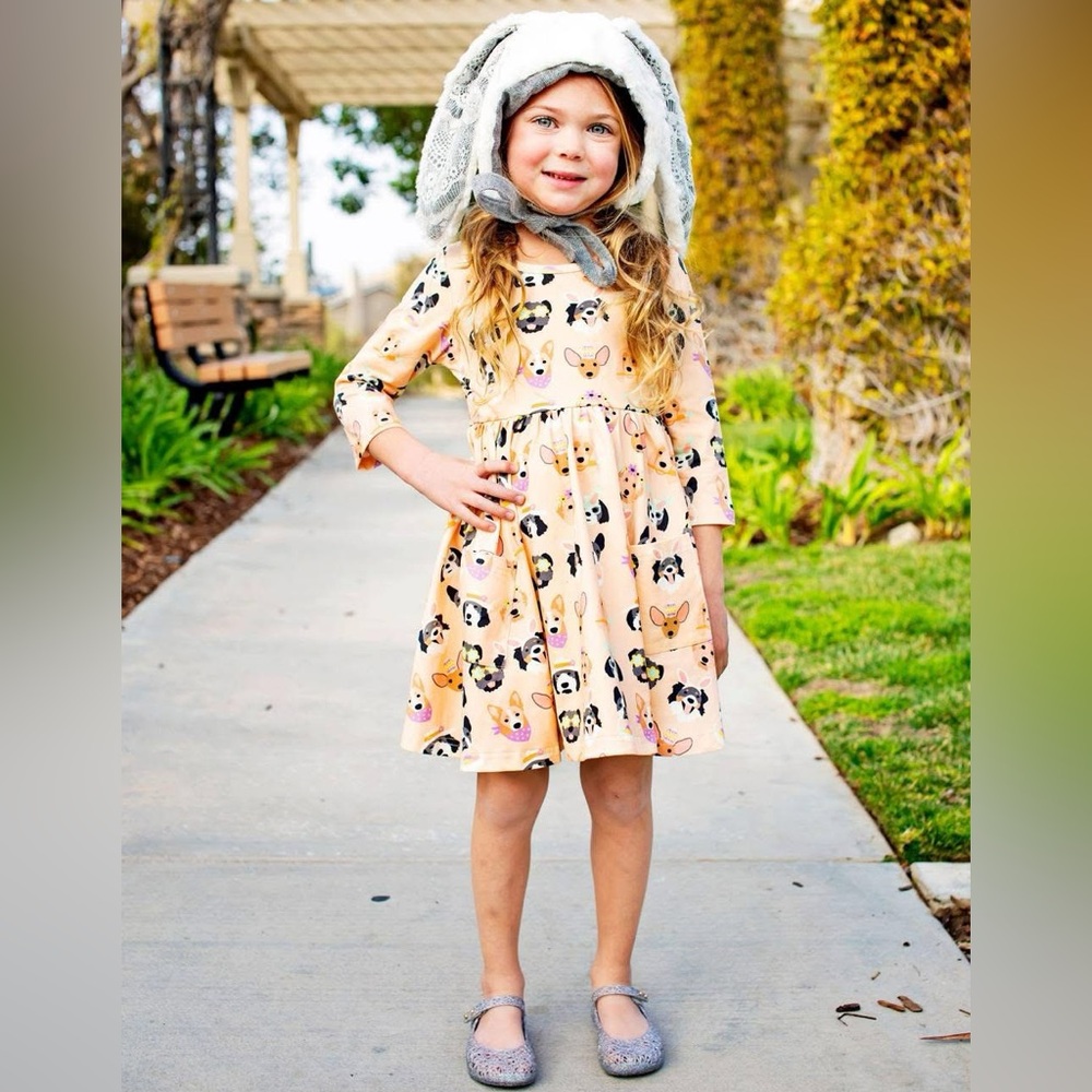 Taylor Joelle Easter puppy dress